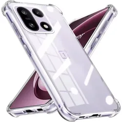 Shockproof Silicone Clear Phone Case with Airbag Protection for OnePlus Nord N20 5G (Clear)