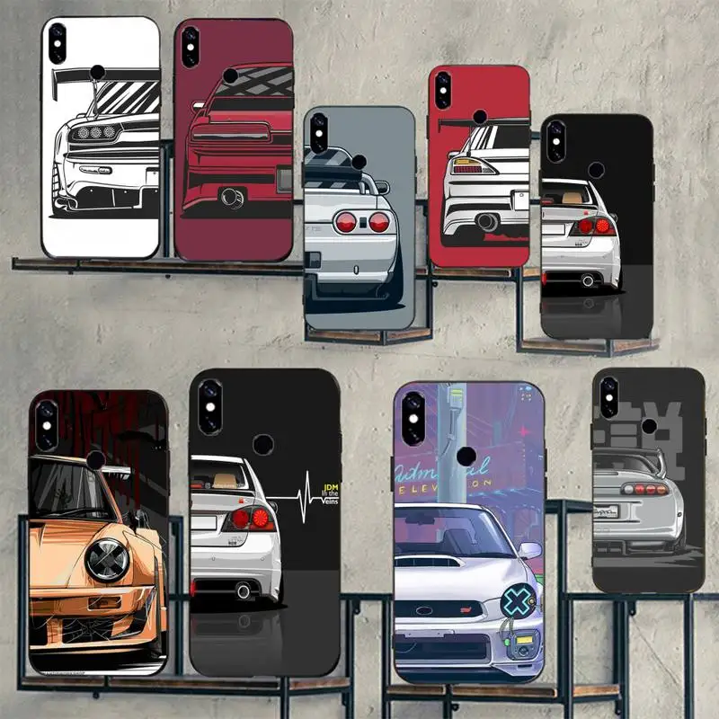 Giappone Jdm Sports Cars Comic Phone Case Per Xiaomi Redmi Note 12 11 7 8 9 10 E S I T X Note Ultra X3 Pro 5G 4G