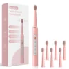 SEJOY Sonic Electric Toothbrush 7 Brush Heads Smart Timer Rechargeable 1