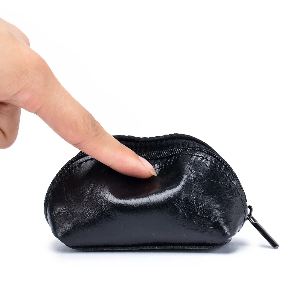 Coin Purse Coin Wallet Change Bag Women Men Small Genuine Leather Vintage Handmade Coin Holder
