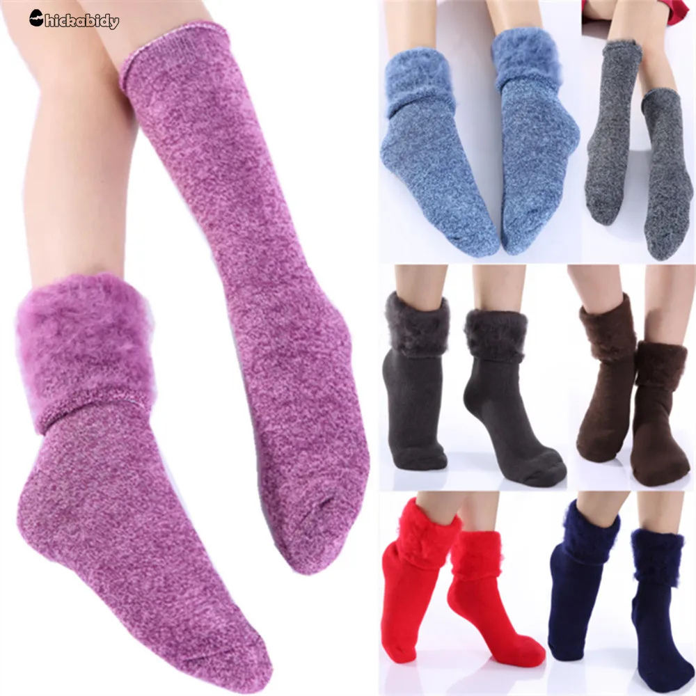 

New Winter Cashmere Warm Socks for Male and Female Students Comfortable Pile Socks Foot Cover Floor Socks