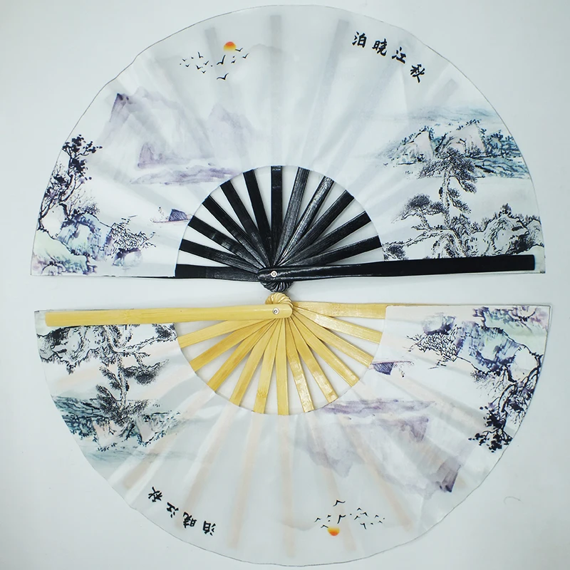 

Tai Chi Martial Arts Fan Chinese Kung Fu Traditional Dance Performance Pratice Training Fan Morning Exercise Taichi Fan