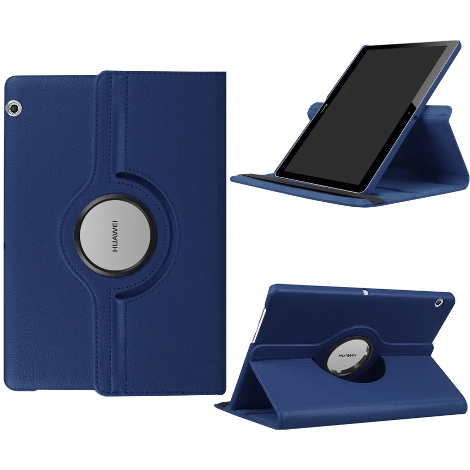 Elegant 360° Rotating PU Leather Tablet Cover