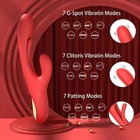 2024 Klopfender Klappvibrator für Frauen, Klitoris-Klitoris-Stimulator, leistungsstarkes Sexspielzeug, Frau, weibliche Waren, Kaninchen-Vibratoren für Erwachsene 3
