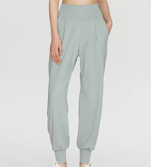 

Fitness Pants Women's High Waist Strap Halen Casual Pants Loose Breathable Quick Drying Running Fitness Pants