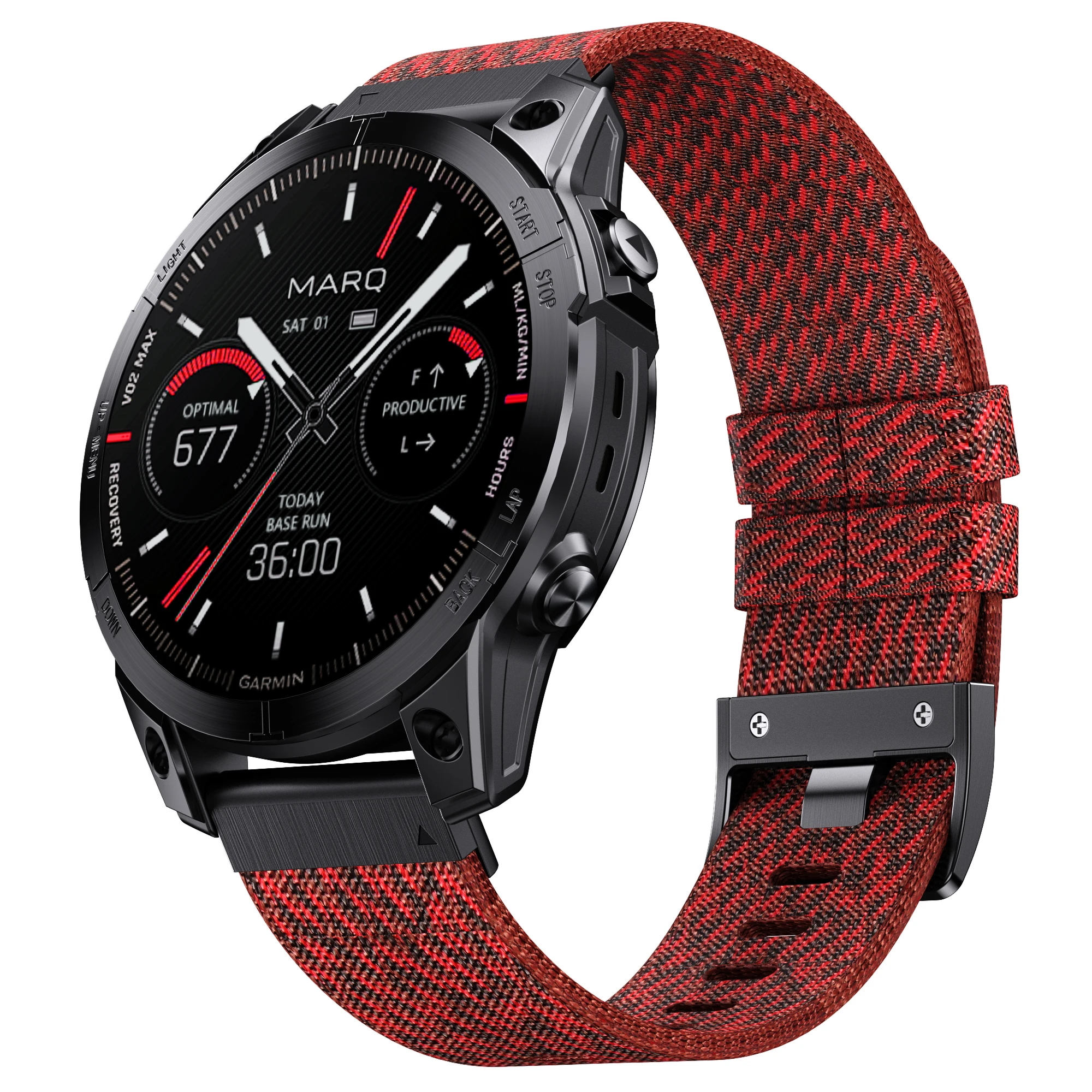 22 26MM Garmin Quick Fit Nylon Watchband Strap for Fenix 7/7Pro/7X