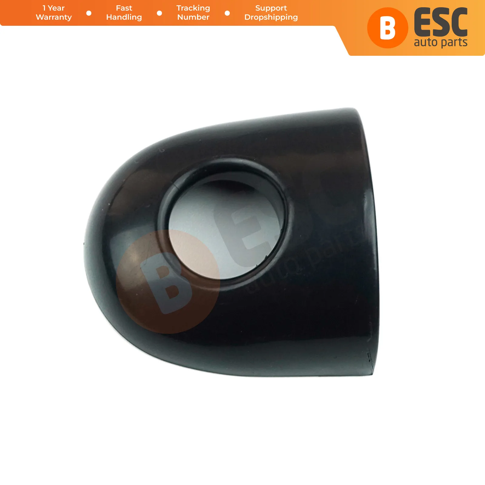 

ESC EDP578 Door Handle Lever Cap Cover With Key Hole Black Color for Renault Megane Scenic Laguna Twingo Modus Espace Vel Satis