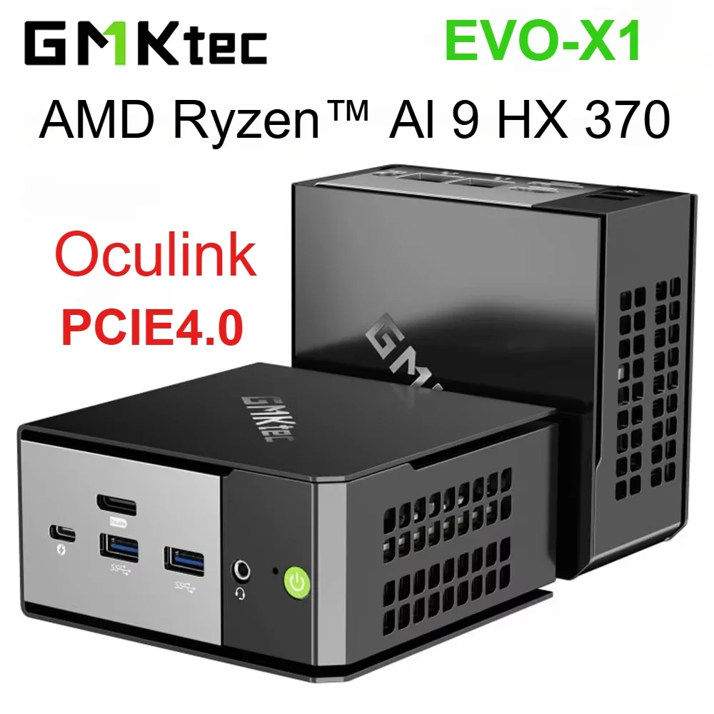 【新品】GMKtec EVO-X1 64GB/1TB Amazon.com: GMKtec EVO-X1 AI Mini PC AMD Ryzen AI 9 HX-370