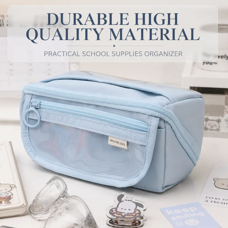 Spacious Multi-Function Portable Pencil & Stationery Organizer