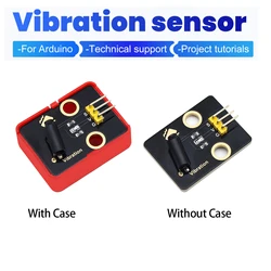 Vibration Sensor for DIY Electronic Projects and Environmental Monitoring (With case)
