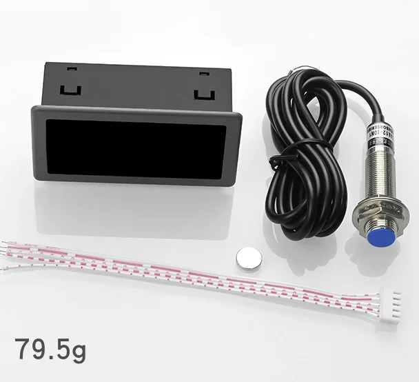 Tachometer 4 Digital Led Tach Rpm Speed Meter With Hall Proximity