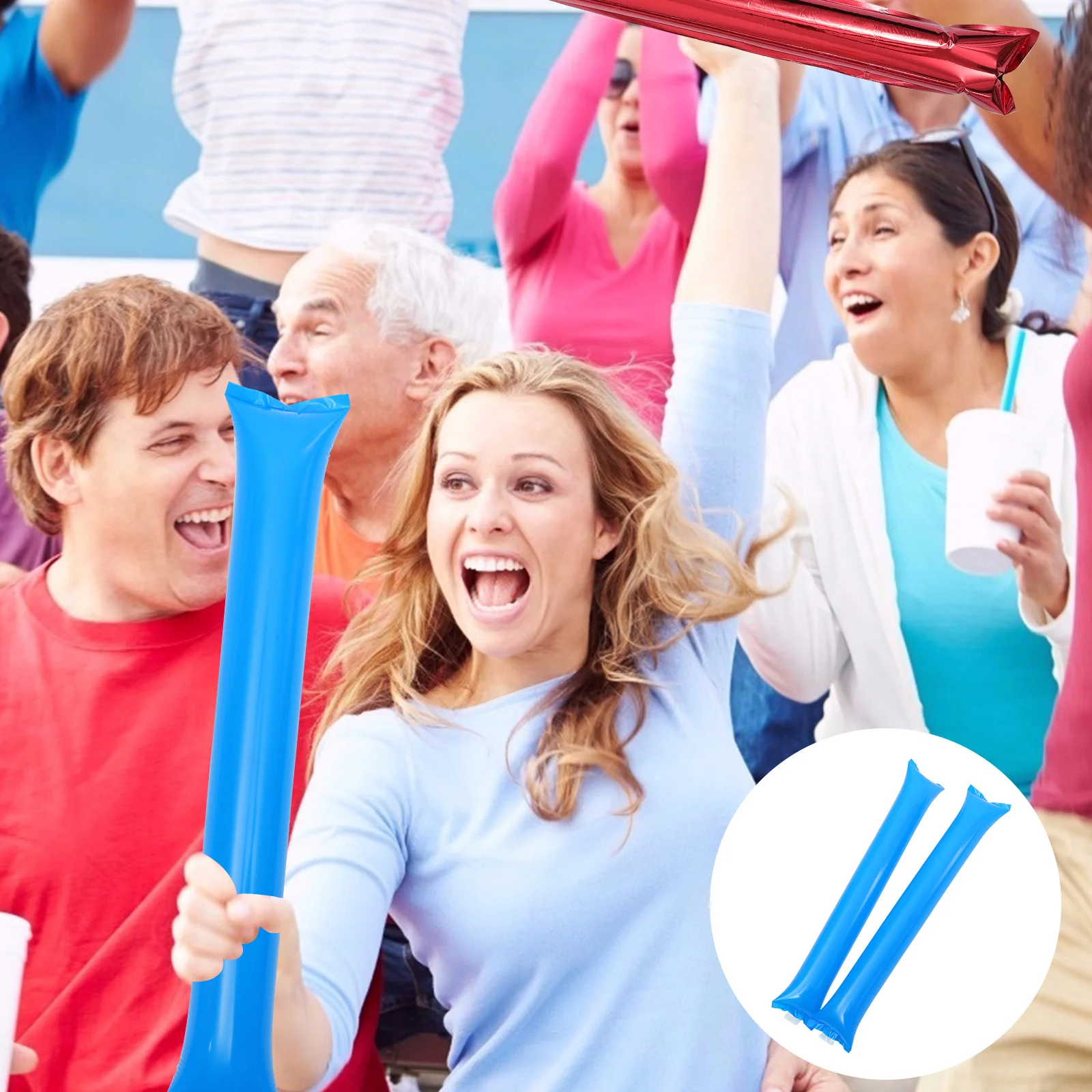 

40 шт., Надувные палочки для баскетбола