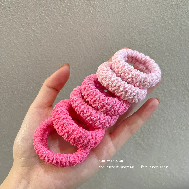 Enhanced Hair Ties Set - Durable, Wide & Thick Elastic for Stylish Ponytails and Buns