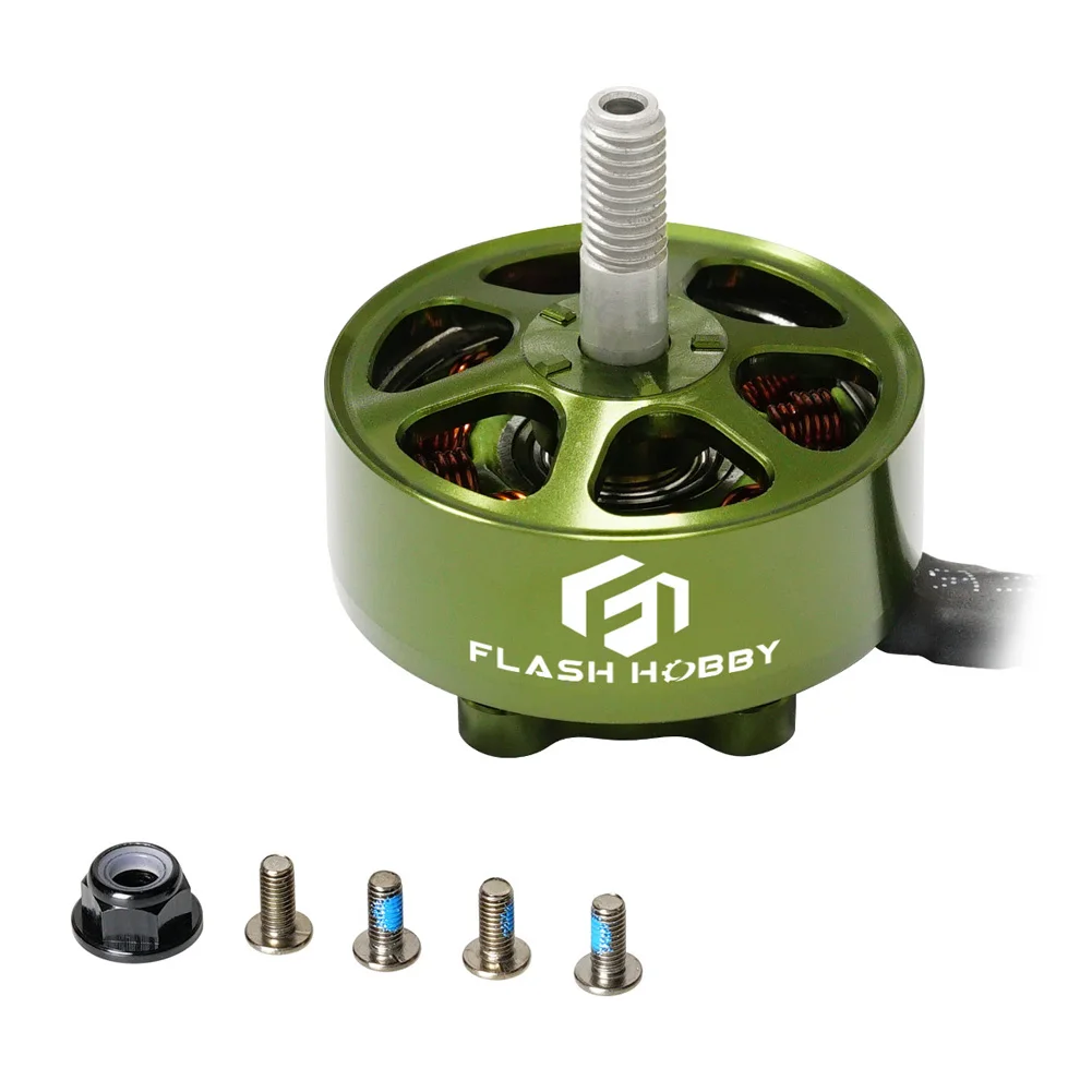 4pcs FLASHHOBBY Mars M2807 Brushless Motor 1300KV 3-6S LiPo for FPV Freestyle 7inch Long Range Drones DIY Parts thumbnail 4