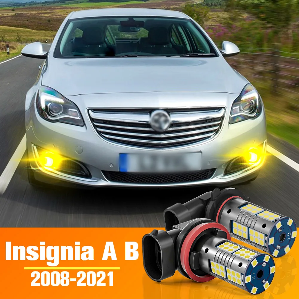 

Передние противотуманные светодиодные фары, 2 шт., для Opel Insignia A B 2008-2021 2009 2010 2011 2012 2013 2014 2015 2016 2017 2018