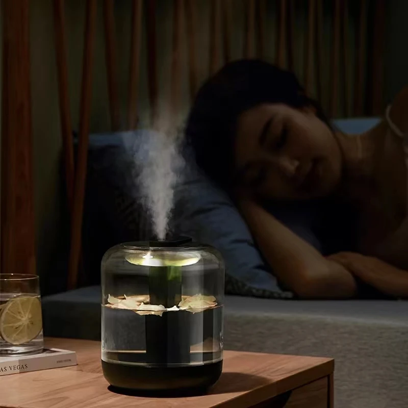 Large Capacity 1000ml Air Humidifier Rechargeable 2000mAh Battery USB Aroma Essential Oil Diffuser Mist Maker LED Light For Home 3