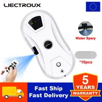 Liectroux YW610 Robot nettoyeur de vitres, pulvérisation d'eau ultrasonique, aspirateur robot ultra-mince pour les vitres, nettoyage des vitres à domicile, nettoyage à sec et humide, parcours AI, télécommande 1