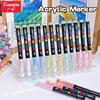 GN Acrylic Paint Pens Markers Brush Tip Paint Markers For Rock Painting Wood Canvas Stone,Christmas Gift DIY Crafts 1pc 8101 6