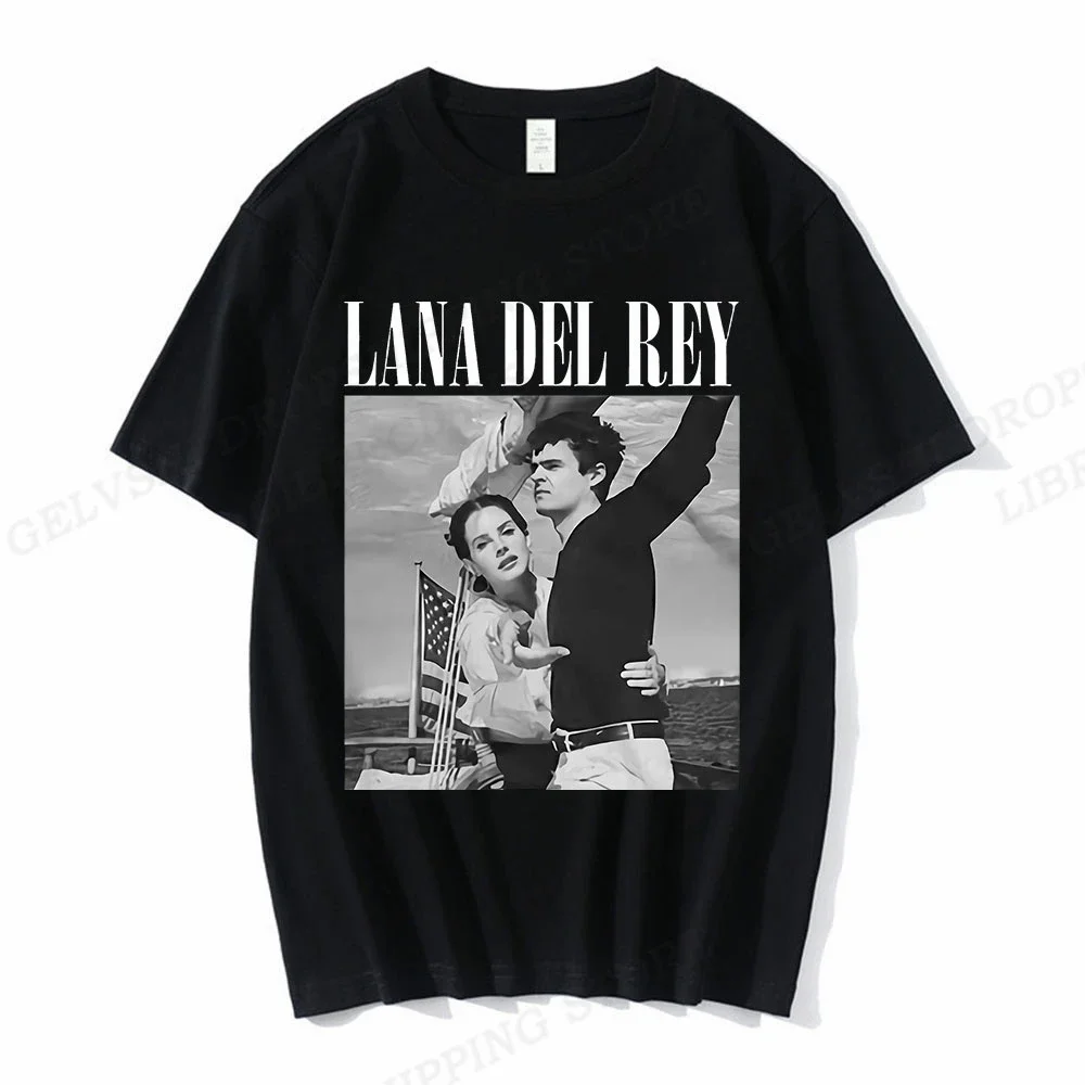 

Футболка LLana Del Rey, Мужская модная футболка, хлопковый детский топ в стиле хип-хоп, женский топ, рубашки в стиле рэпера, Топ унисекс для мальчиков