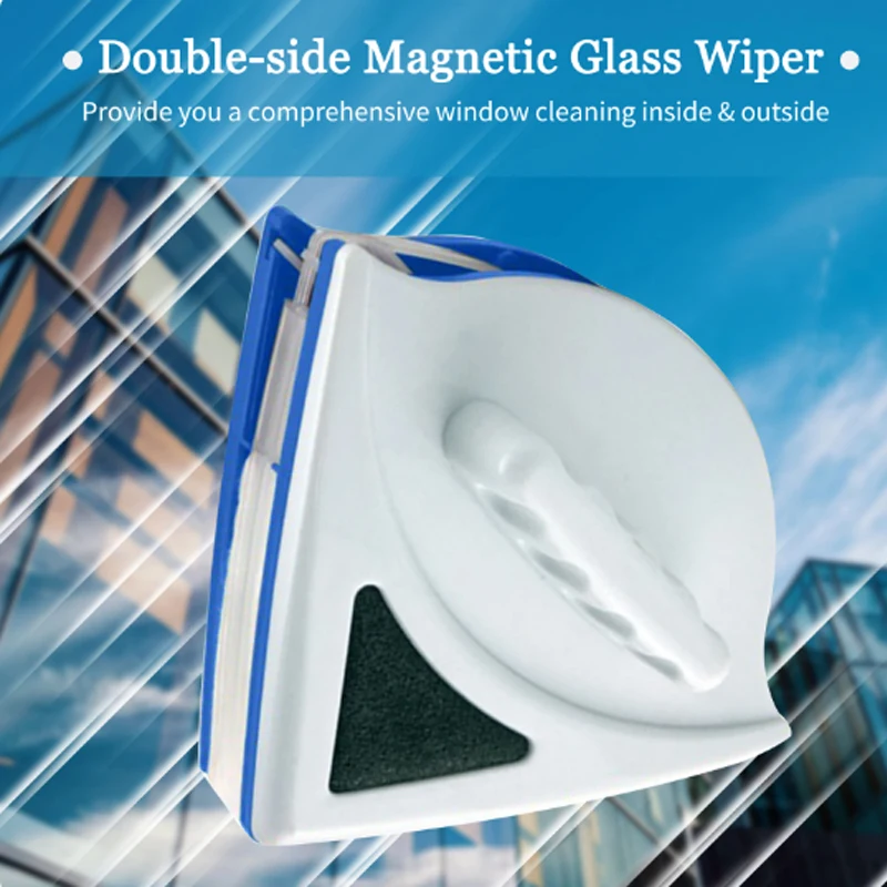 Double Sided Glass Brush Magnetic Glass Wipe Household Double-layer Hollow High-rise Window Artifact Cleaning Tools window cleaner window cleaning brush