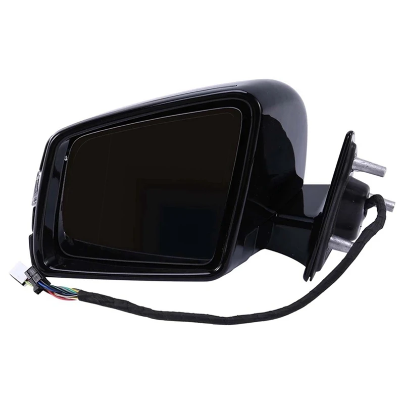 메르세데스 벤츠 W164 X164 ML GL C1 2005-2011 용 사이드 문짝 미러 어셈블리, 4X 차량 전원 백미러, 블랙
