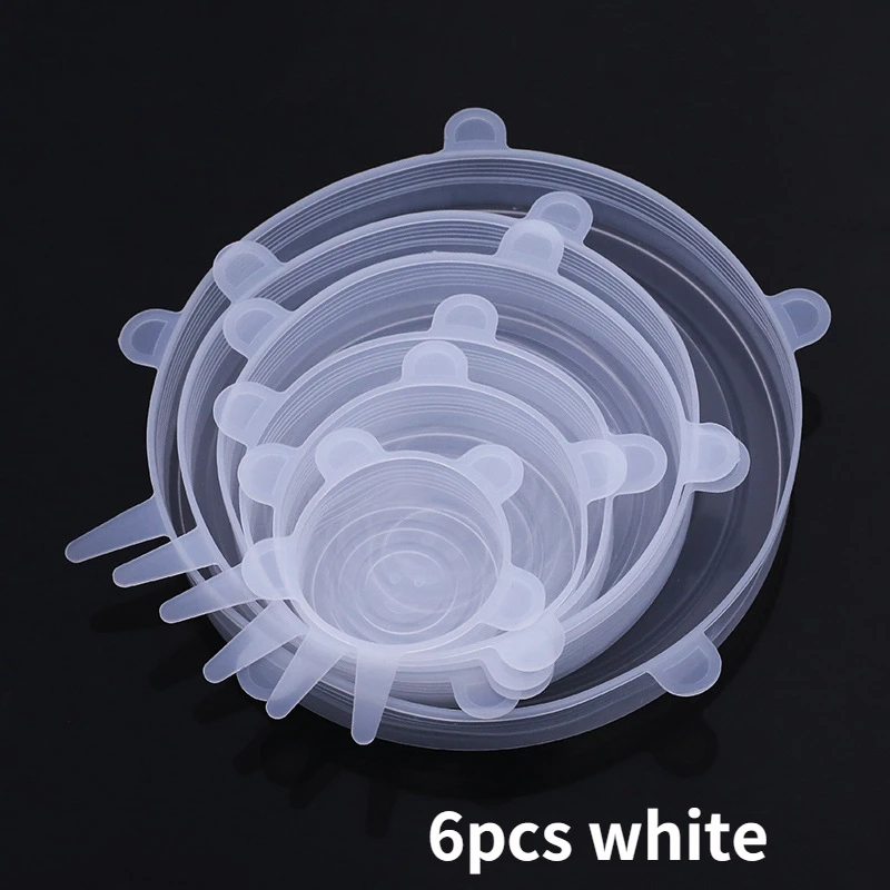 Silicone Stretchable Kitchen Fresh-Keeping Lids - Airtight and Reusable Food Covers