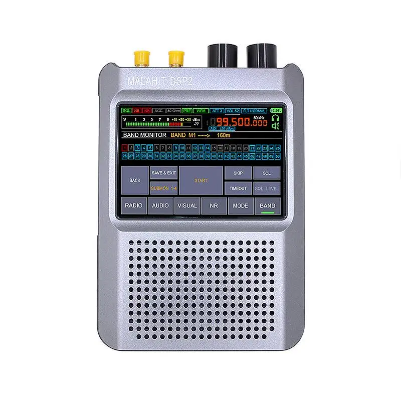Malahit DSP2 SDR (受信機) ラジオ受信機Malahit-DSP2 sdr,更新済み,10KHz-380mhz,404mhz