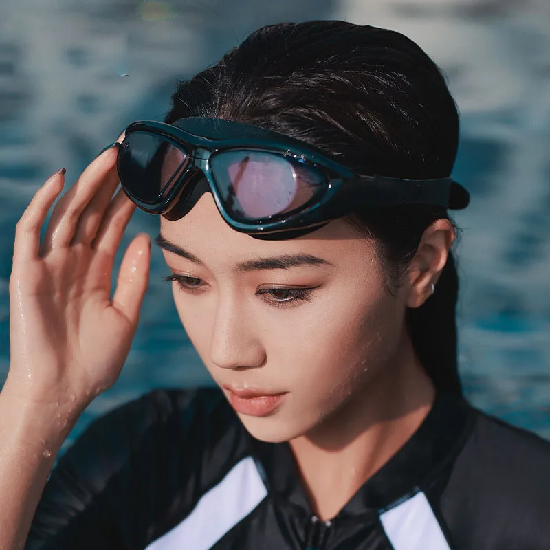 Swimming Goggles Adult Anti-fog HD Goggles Myopia Glasses Men Women Fashion Silicone Swimming