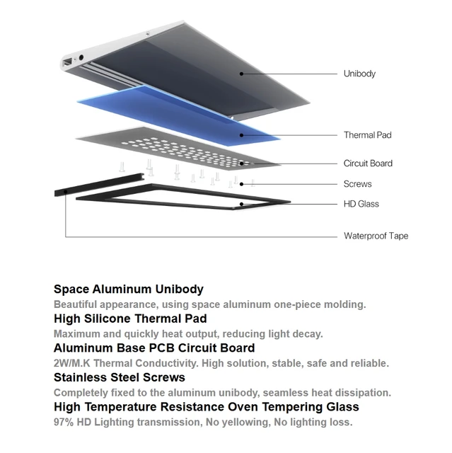 MICMOL G3 AQUA Air900LEDライト＋Bluetoothセット MicMol G3 AQUA Air Series Bluetooth APP Control Aquarium