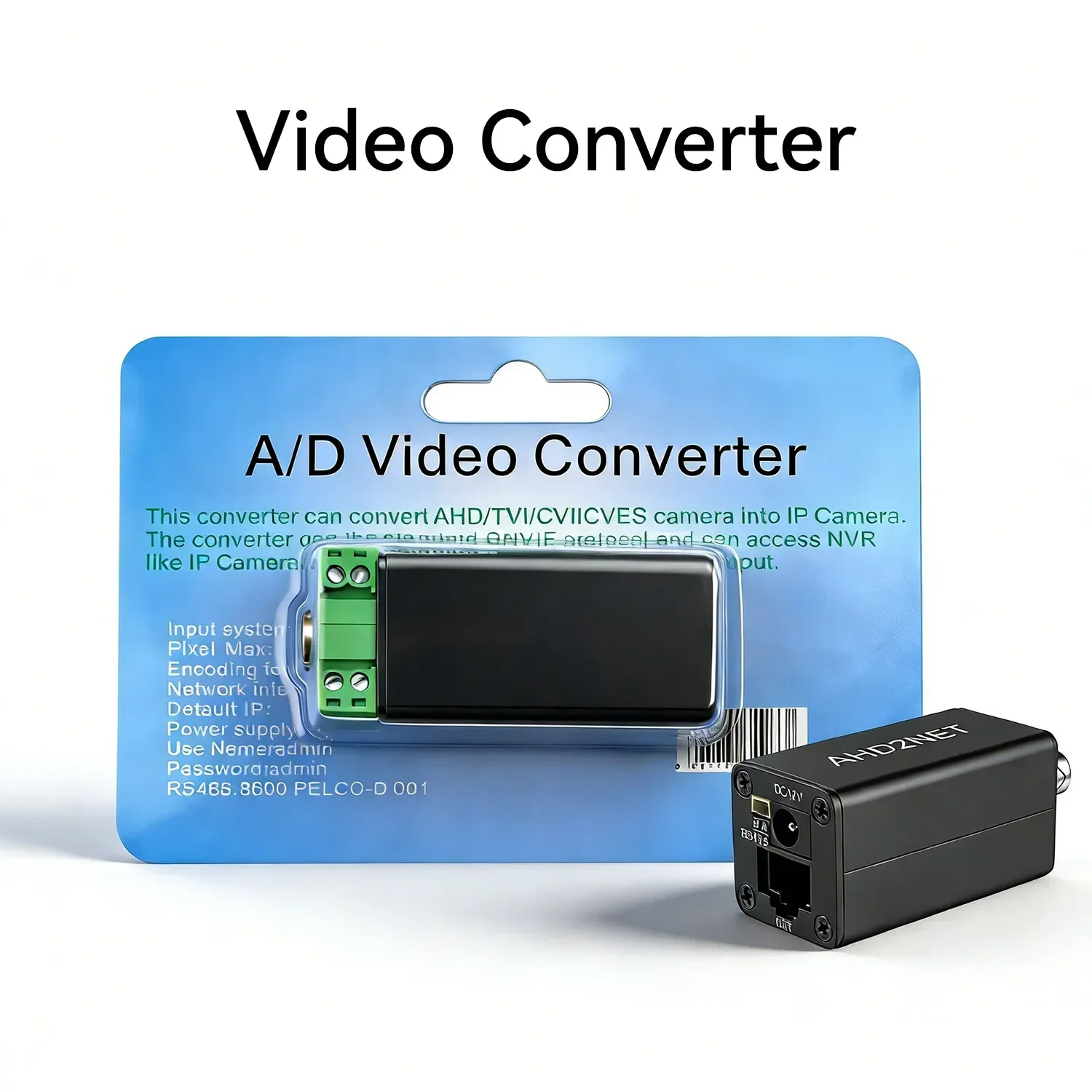 Securexpert Analog to IP Converter AHD TVI CVI CVBS 1080P ONVIF RTSP RJ45 POE Video Encoder for CCTV NVR Surveillance System 6