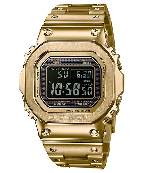 Sports Digital Electronic Unisex Watch Alloy LED Square Dial Full Function LED Auto Hand Lifting Light Oak 5000 Series 6
