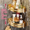 Bath Corner Shelf Non-punching Triangular Wall Toilet Rack Shampoo Shower Bedroom Organizer for Bathroom Storage Accessories 3