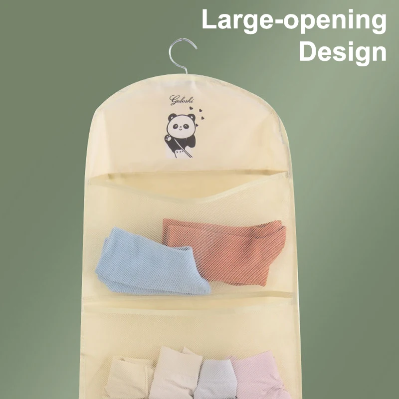 Japanese-style Sock Storage Hanging Bag Multi-layer Wardrobe Hanging Underwear Wall Dormitory