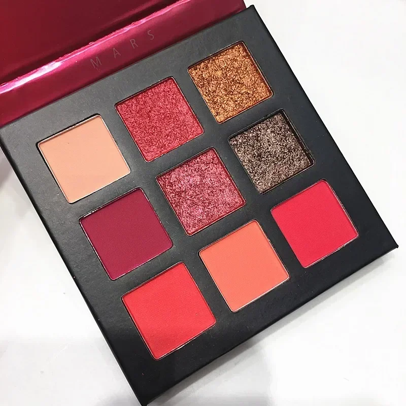 Beauty GLAZED Eyeshadow Palette 9 Color Shimmer Matte Longlasting Waterproof Palette Makeup eye shadow eye shadow plate