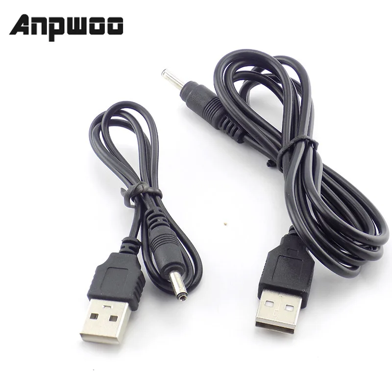 Tanio ANPWOO 3.5mm micro kabel do ładowania USB DC ładowarka