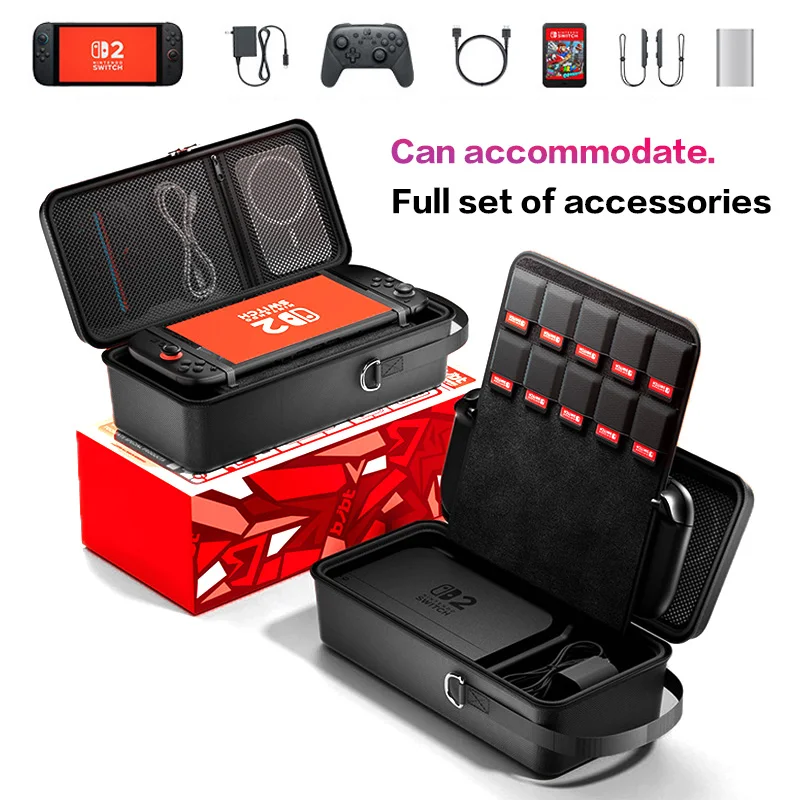 EVA Portable Carry Case for Nintendo Switch – Durable Storage Bag and Protective Shell