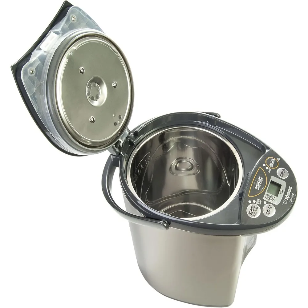 Water Boiler & Warmer, 135 oz, Micro Computerized Temperature Control, With Water level Gauge, Stainless Gray, Household