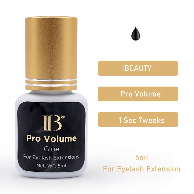 IBeauty Eyelash Extension Cola Pro Volume Glue 1S Dry Long Lasting 7Weeks Korea Original Adhesive Supplies 5ml Makeup Tools 2