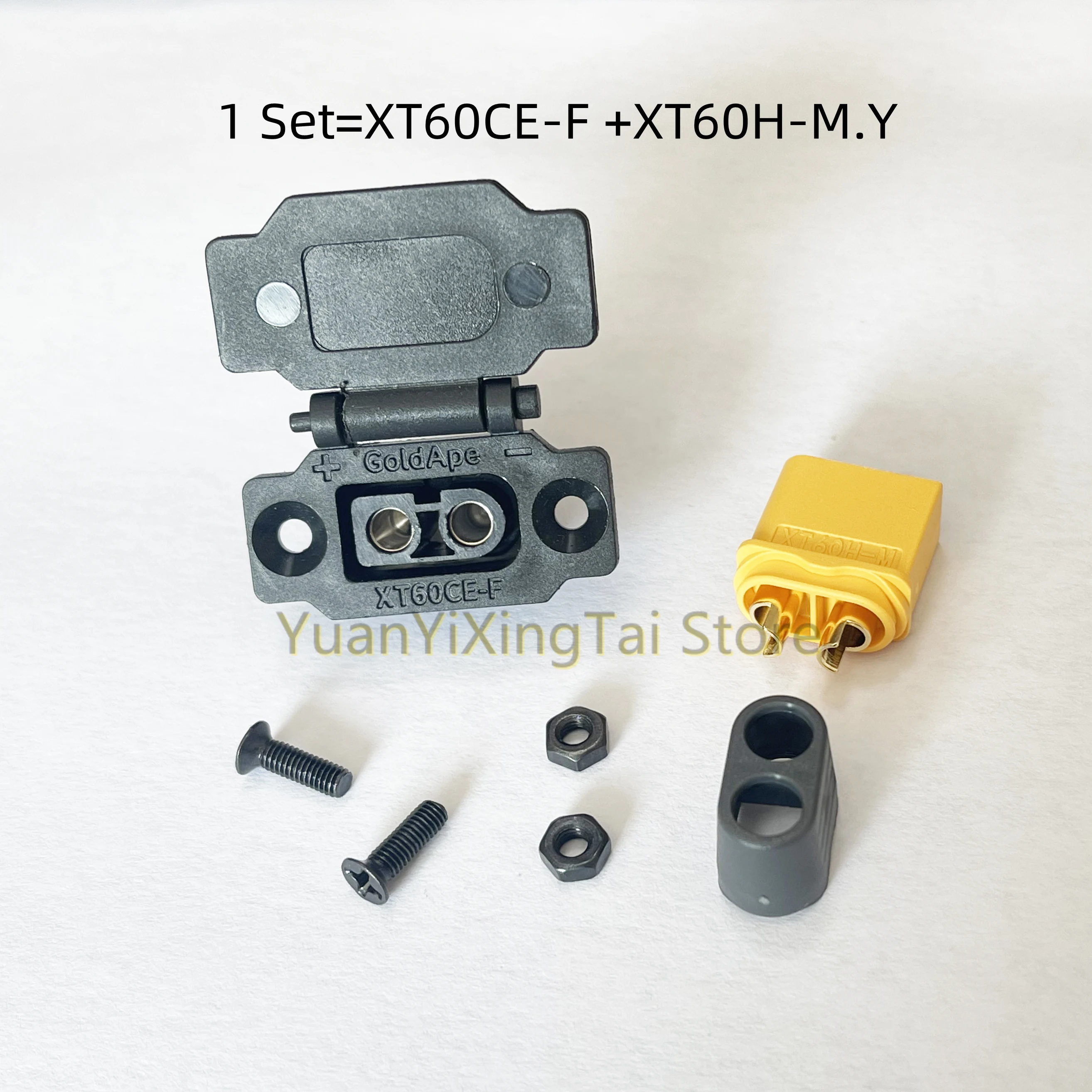 Quick Charge XT60CE-F XT60E-F Model Airplane Battery Mountable Plug 30A High Current Safe Female XT60 Connector Spring Cover power plug,bullet connector,ec5 connectors