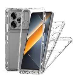 Luxury Full Cover PMMA + TPU Protective Phone Case for Tecno Pova 6 Pro (Transparent)