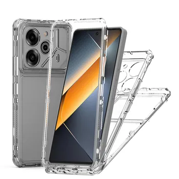 Per Tecno Pova 6 Pro 5G Custodia di lusso completa PMMA + TPU Custodia tre in uno per Tecno Pova 6Pro Custodia protettiva per telefono