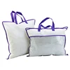 1PC Non-woven Pillow Quilt Blanket Zipper Dustproof Storage Bag,Household Organizer Foldable Bedding Packing Bag Random Color 2