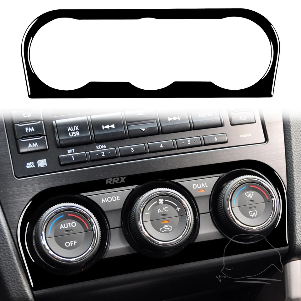 Garniture Intérieure Sport Carbone Pour Subaru Forester 2013-2018 - Autocollant ABS Pour Console Centrale, Décoration