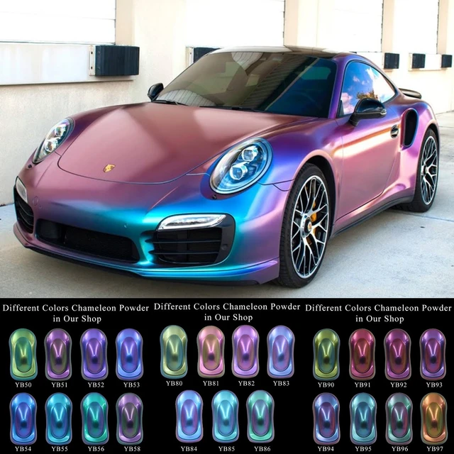 Holographic Pigment Automotive Paint Pigment Chrome Powder Rainbow Car  Painting Pigment - AliExpress