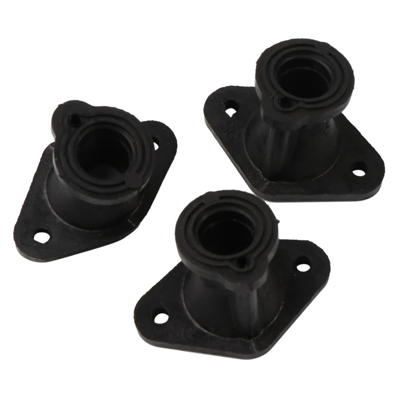 Carburettor brush cutter parts 3Pcs/lot 2500 chainsaw intake manifold boot for Chinese chainsaws