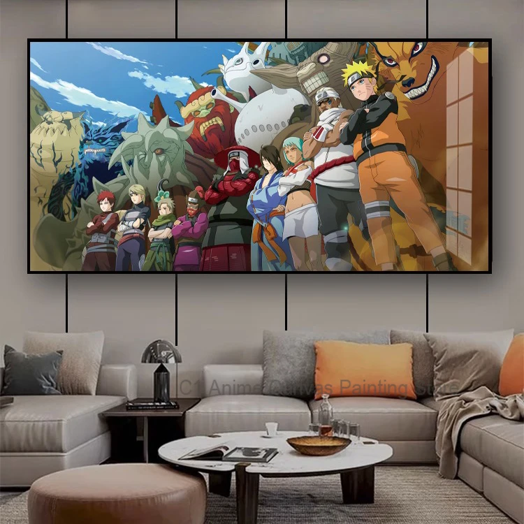 Naruto Family Portrait Art Print by XiaoOrganization - Anime Decor Poster