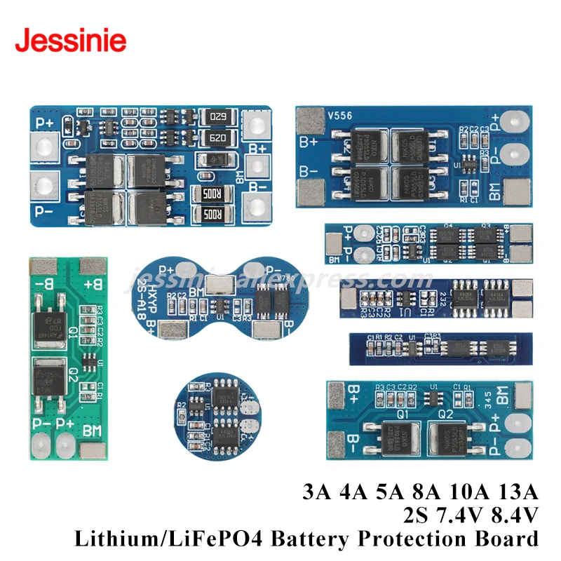 2s 10a 8.4v 7.4v 18650 placa de proteção da bateria de lítio bms pcm pwb li-ion lipo 2 módulo
