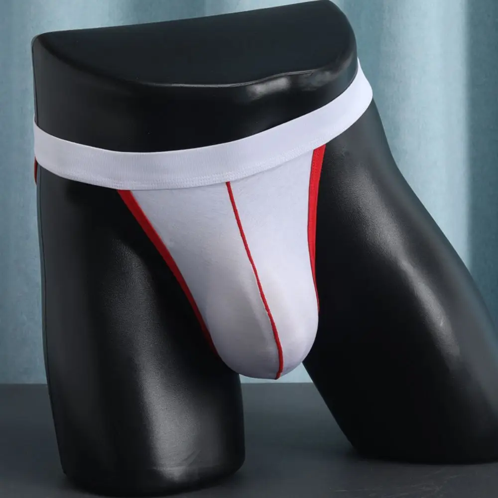 

Men'S Underwear High Fork Triangle Pants Briefs Mid Waist Modal Breathable And Sexy Sports Thong Gay Slips Lingerie Calzoncillos