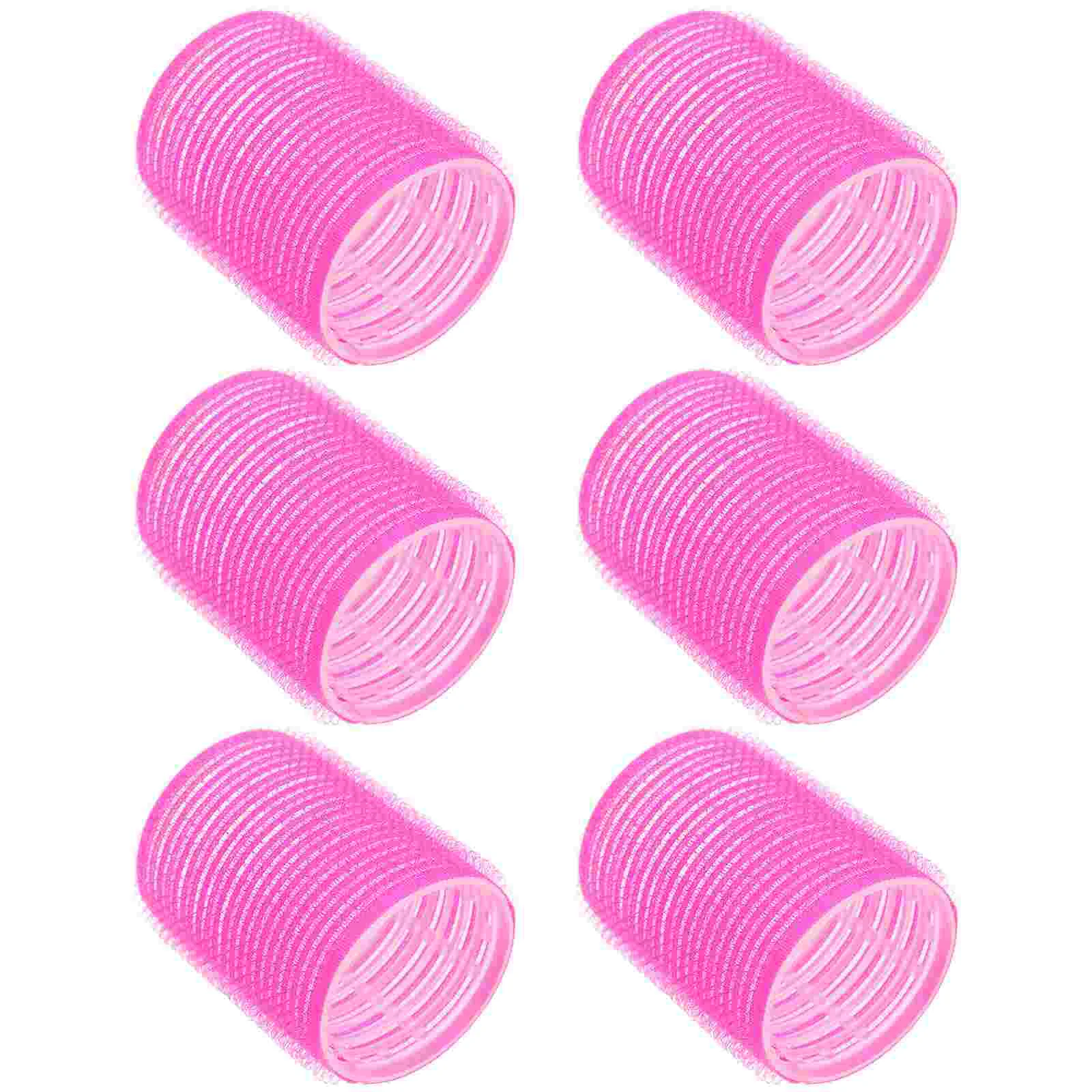 

6 Pcs Self-adhesive Hair Volume Curler Bangs Curling Tool Tools Roller Automatic Curlers Makeup Made