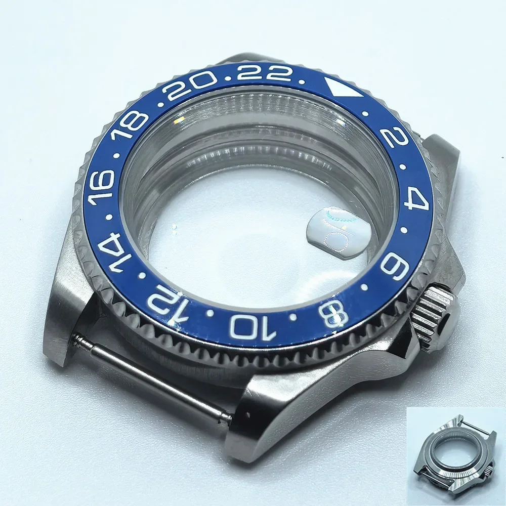 40mm Transparent Glass Watch Case